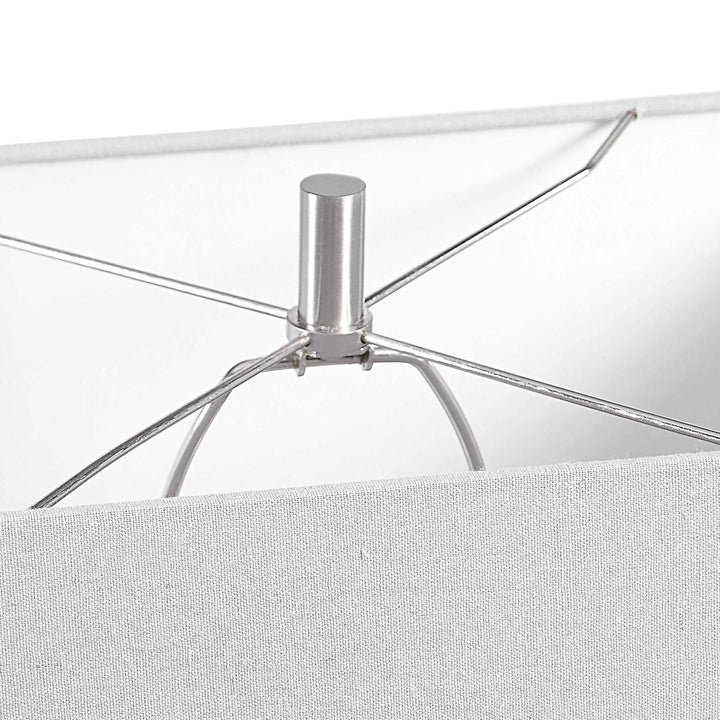 PERRIN ART GLASS RECTANGULAR LAMP