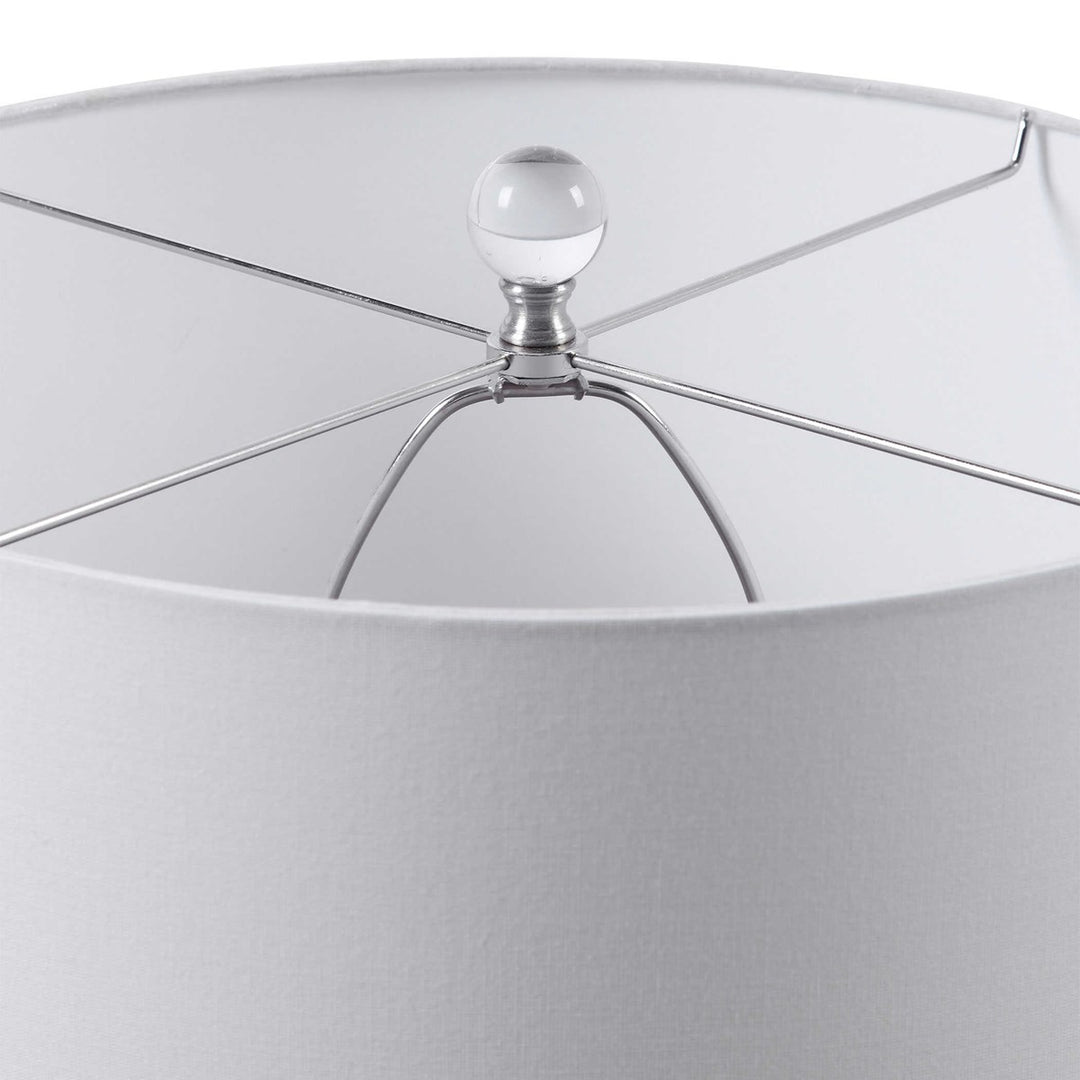 FLOKI GREY CRACKLE GLAZE CERAMIC LAMP