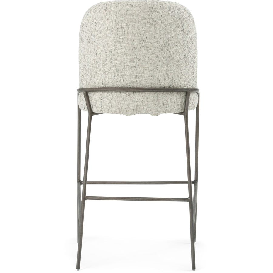 ASTRUD BAR STOOL: LYON PEWTER