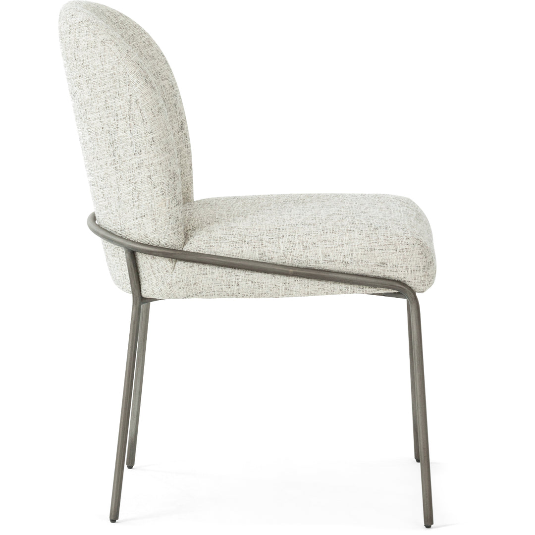 ASTRUD DINING CHAIR: LYON PEWTER