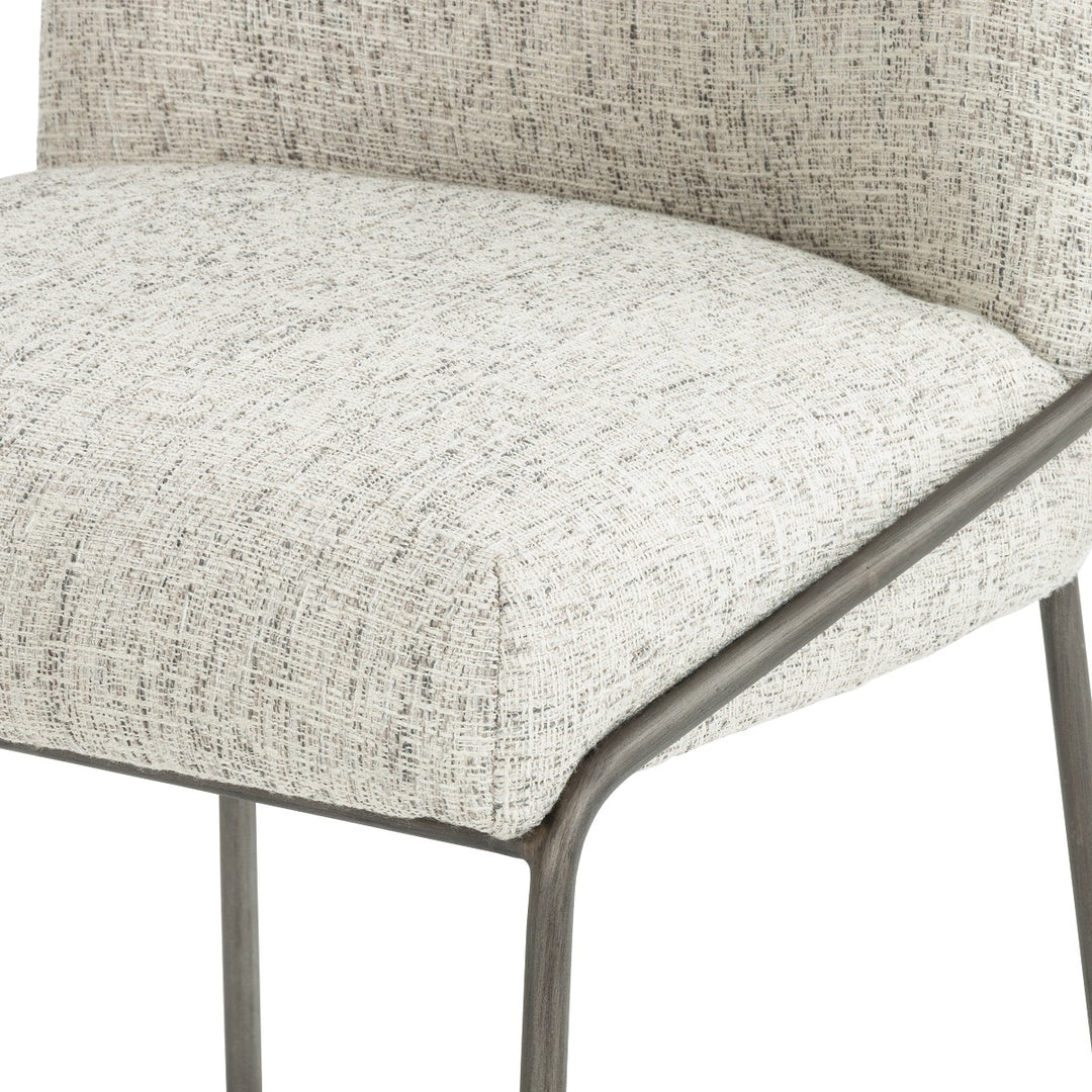 ASTRUD DINING CHAIR: LYON PEWTER