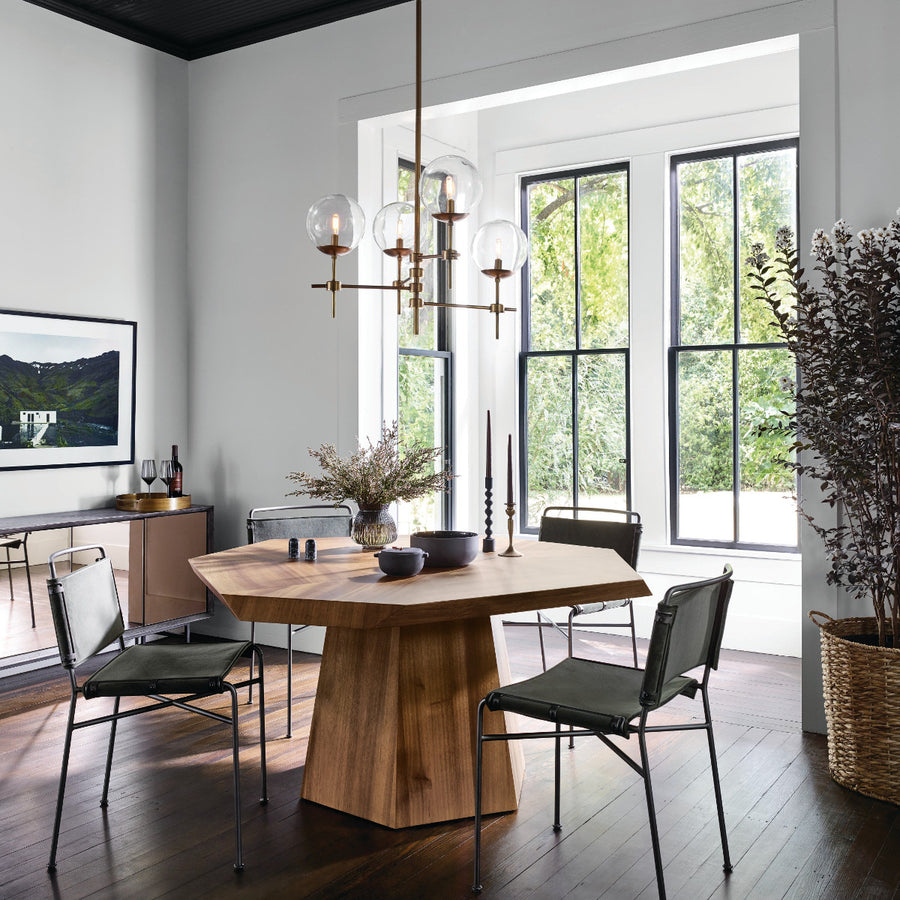 ASYMMETRIC 60"RD YUKAS DINING TABLE