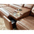 CHATELIAN LEATHER SECTIONAL OILED TIMBER