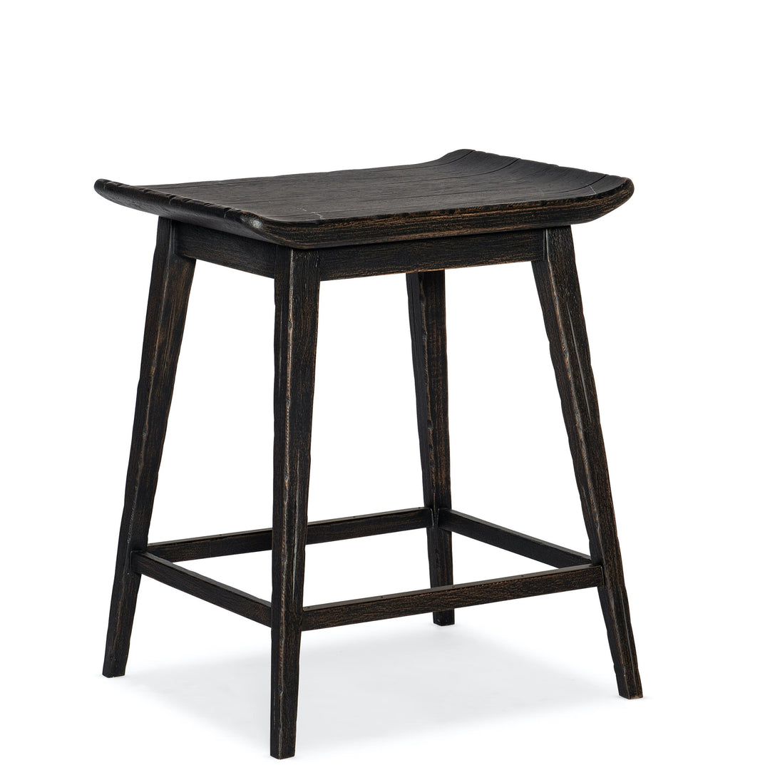 COMMERCE & MARKET SCOOPED COUNTER STOOL