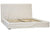 NATURAL WHITE COTTON SLIPCOVER QUEEN BED