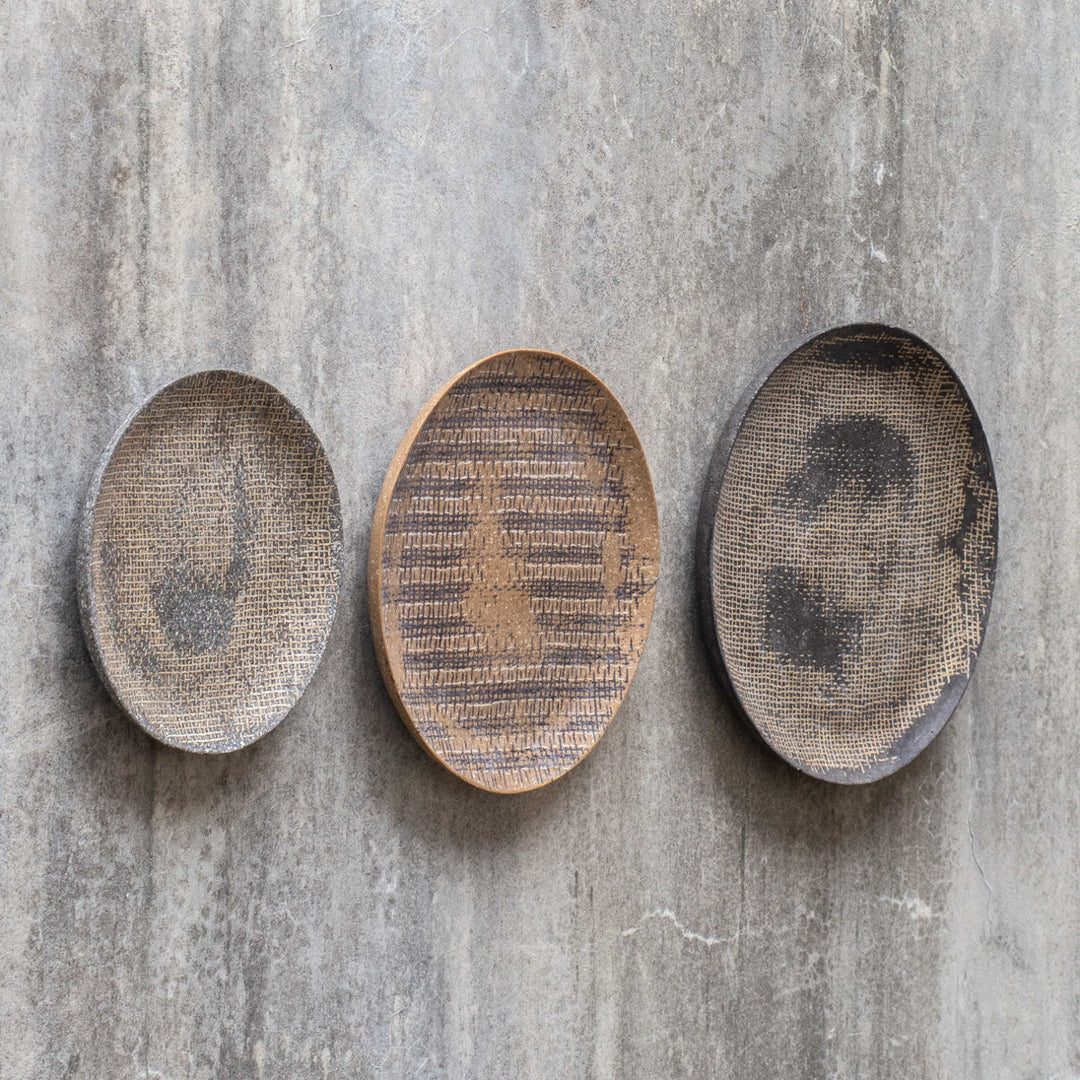GAIA STONE WALL PLATES | SET OF 3