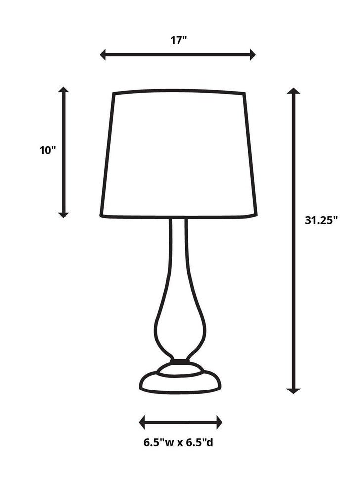 GRAY GLAZE + WHITE DIPPED CERAMIC TABLE LAMP