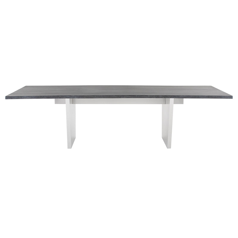 AIDEN OXIDIZED GRAY LIVE EDGE DINING TABLE