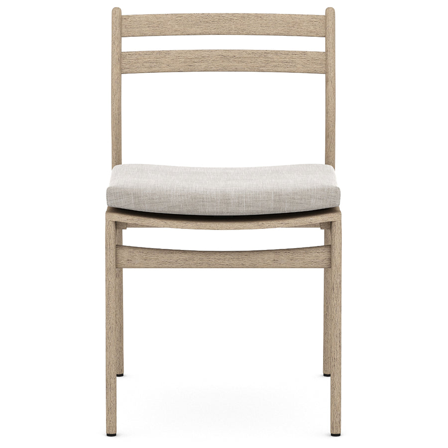 ATHERTON OUTDOOR DINING CHAIR: WASHED BROWN