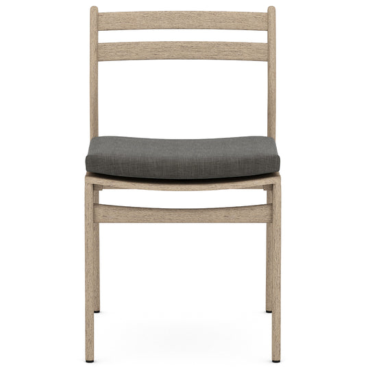 ATHERTON OUTDOOR DINING CHAIR: WASHED BROWN