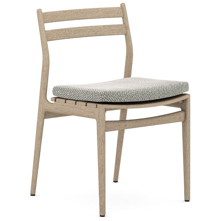 ATHERTON OUTDOOR DINING CHAIR: WASHED BROWN