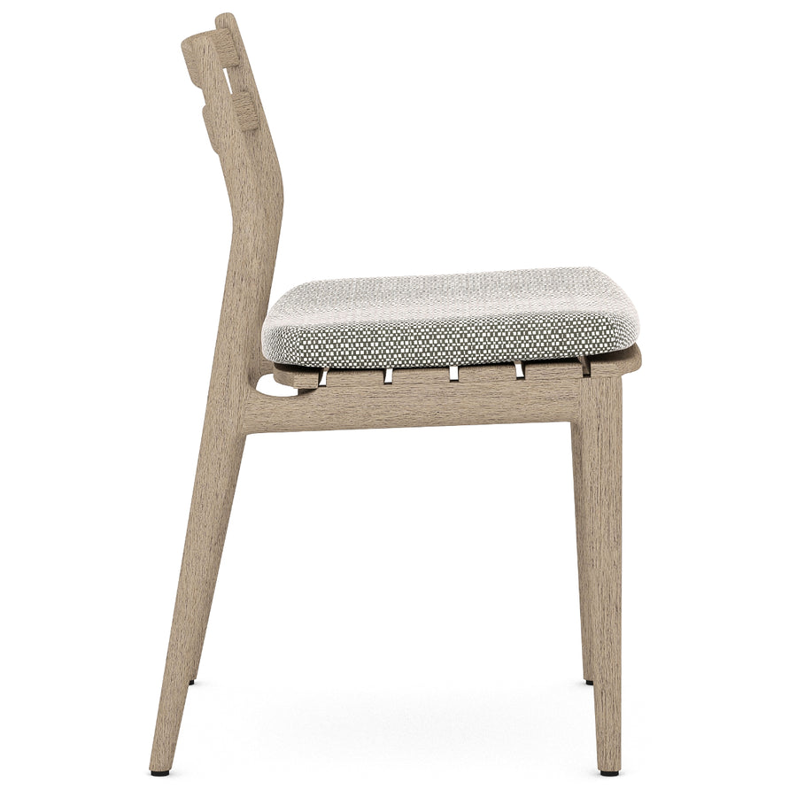 ATHERTON OUTDOOR DINING CHAIR: WASHED BROWN