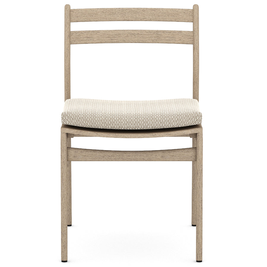 ATHERTON OUTDOOR DINING CHAIR: WASHED BROWN