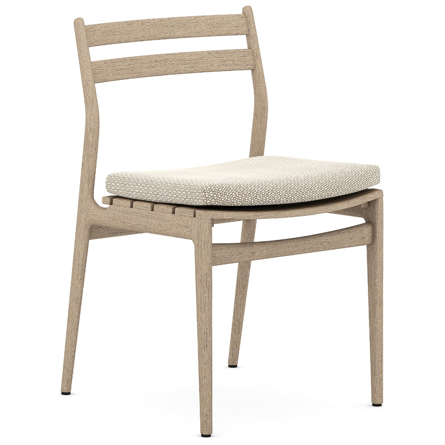 ATHERTON OUTDOOR DINING CHAIR: WASHED BROWN