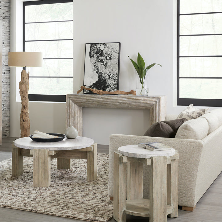 KONA MARBLE TOP CONSOLE TABLE