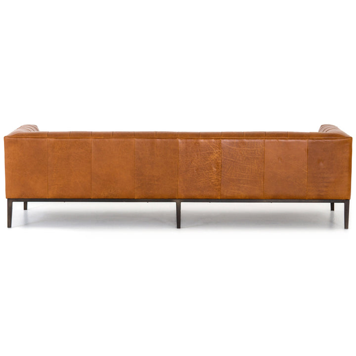 MARLIN LEATHER SOFA: MANHATTAN SYCAMORE