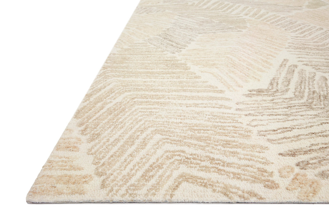 MILO HAND-TUFTED WOOL RUG: NATURAL, SAND