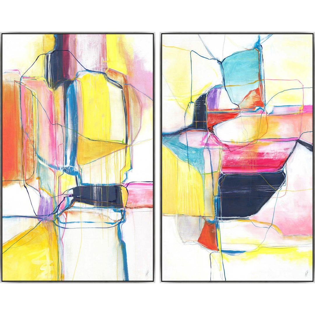 "ON HIGH ORDERS" CANVAS ART DIPTYCH