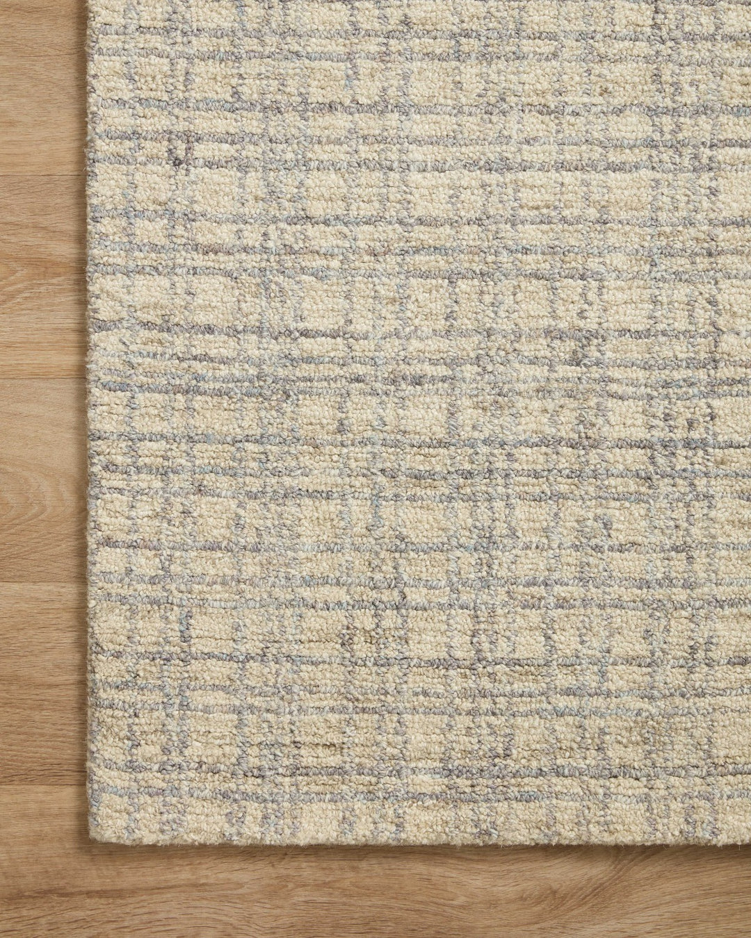 POLLY HAND-TUFTED WOOL + JUTE RUG: ANTIQUE SILVER-MIST