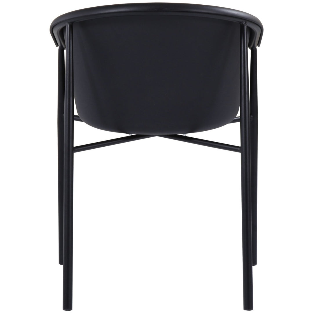 modern blk dining chair