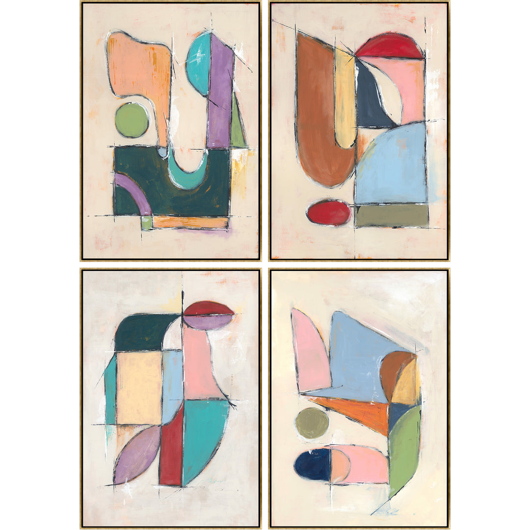 "WHIMSICAL PUZZLE" CANVAS ART SERIES