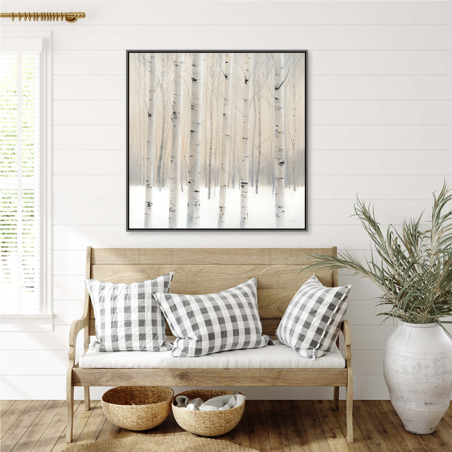 "A SNOWY PLACE" CANVAS ART DIPTYCH