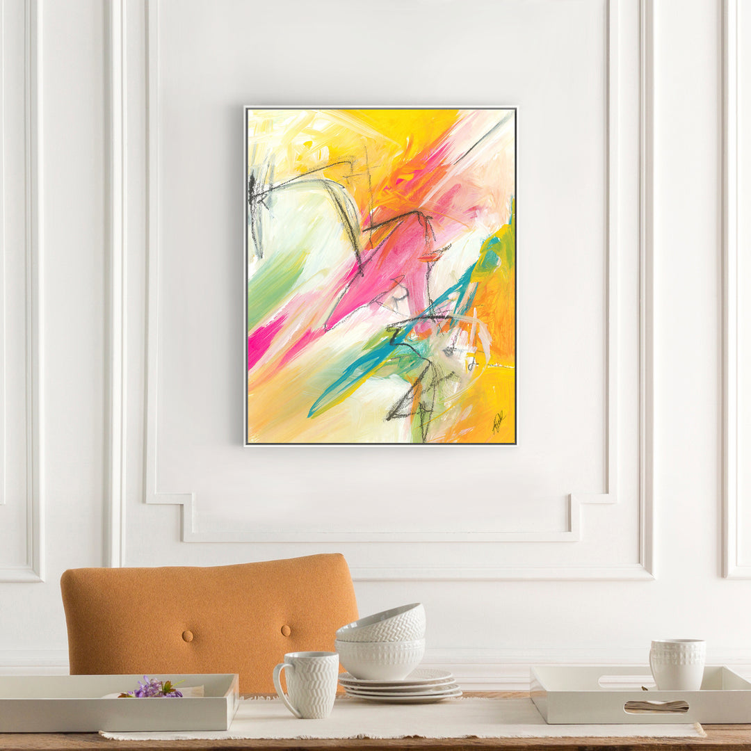 "ABSTRACT 318" CANVAS ART
