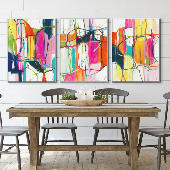 "ABSTRACT 321" CANVAS ART