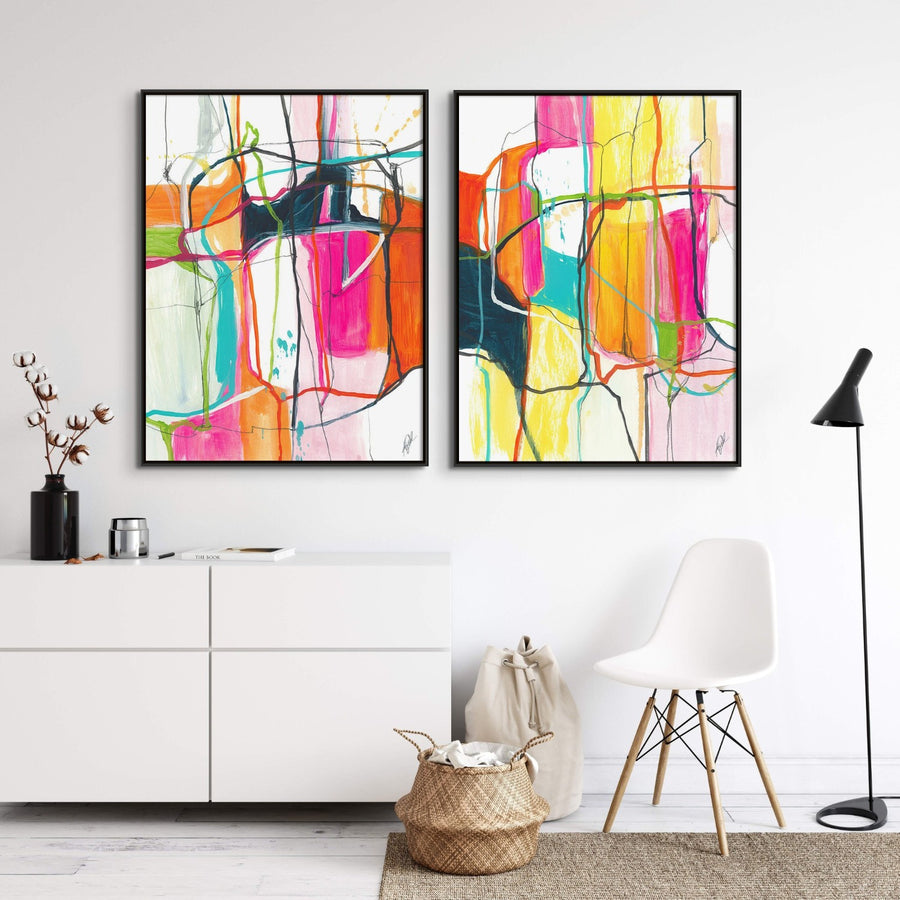 "ABSTRACT 320" CANVAS ART