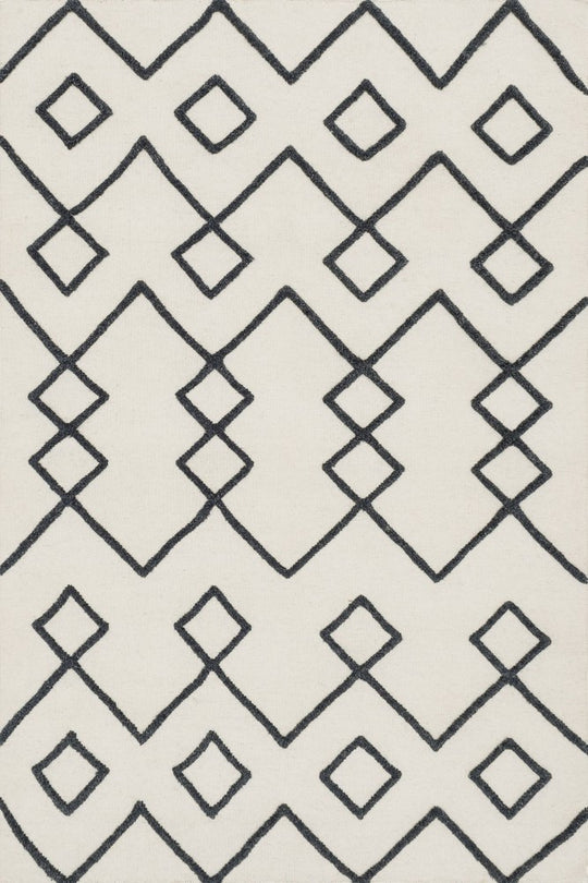 ADLER FLAT WEAVE: IVORY, BLACK