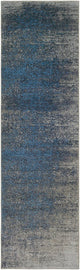 DAMON RUG: INDIGO, ASH