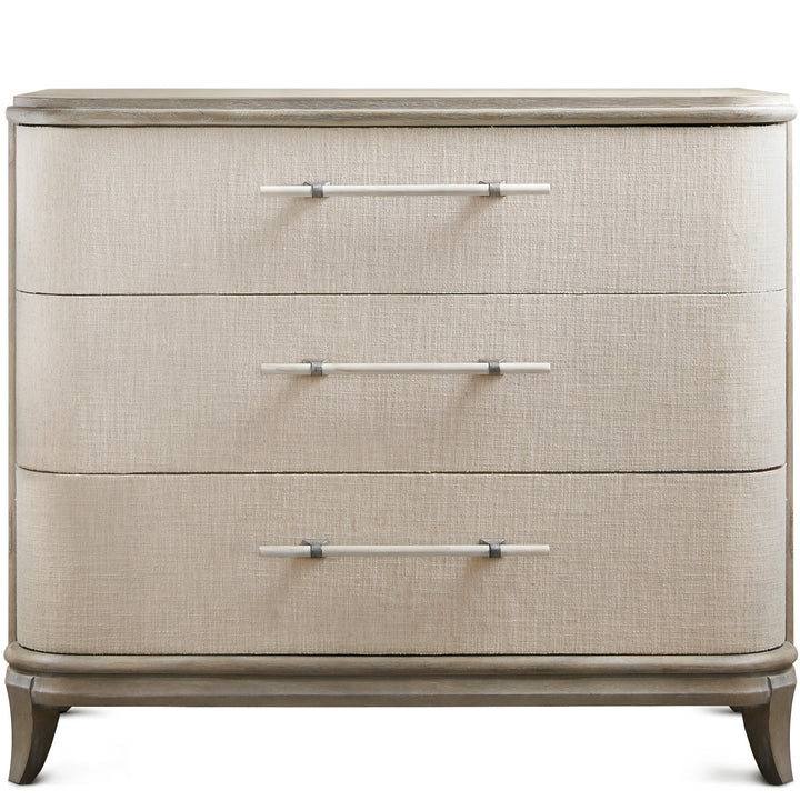 AFFINITY LINEN WRAPPED NIGHT CHEST