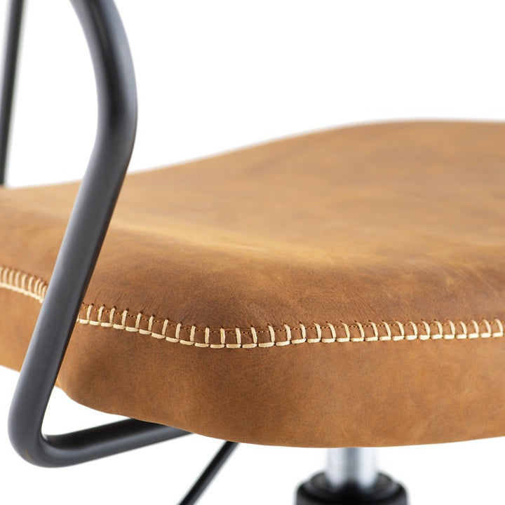 AKRON OFFICE CHAIR: UMBER TAN