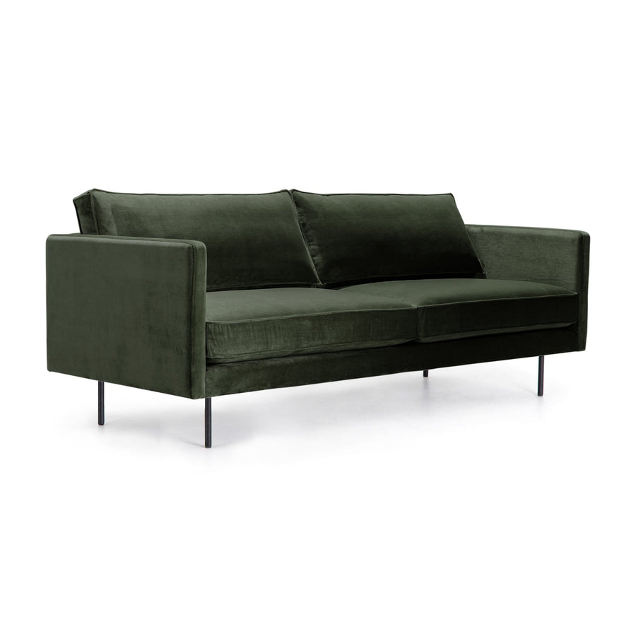 ALBIE DARK GREEN VELVET SOFA