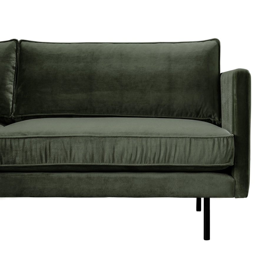 ALBIE DARK GREEN VELVET SOFA