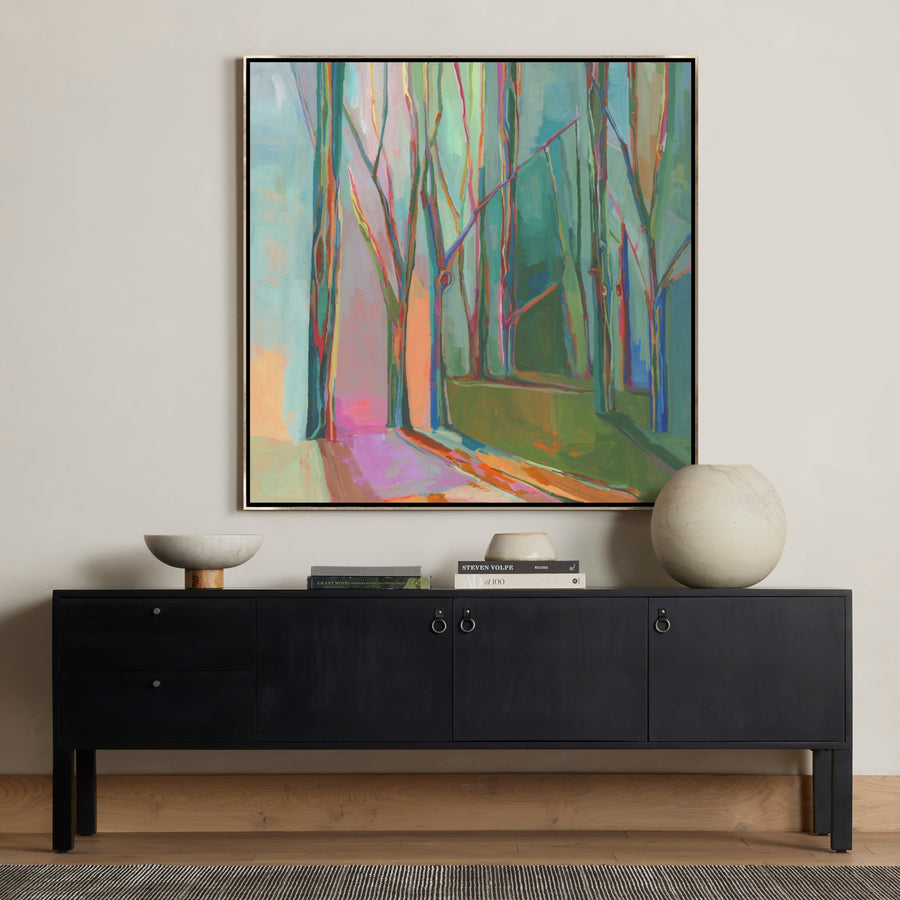 "ALONG THE WOODS" CANVAS ART