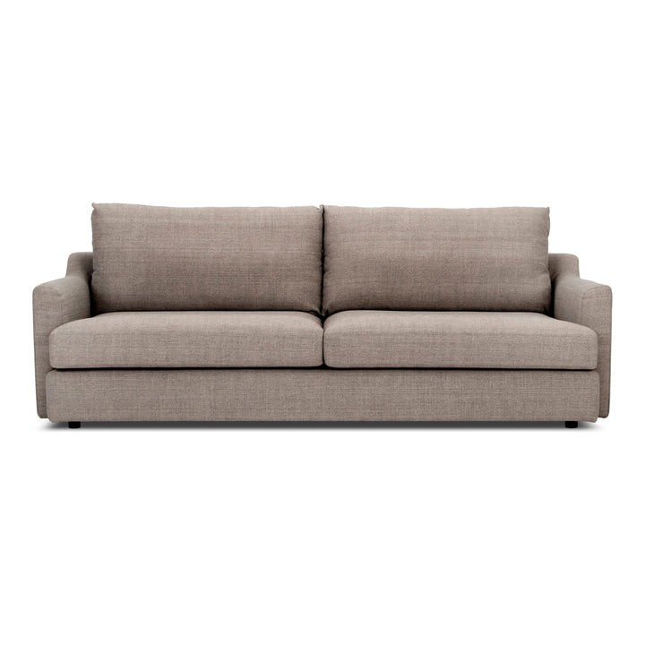 94" Tan Sofa Modern