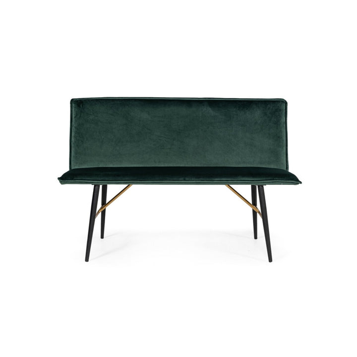 ANDY GREEN VELVET DINING BANQUETTE BENCH
