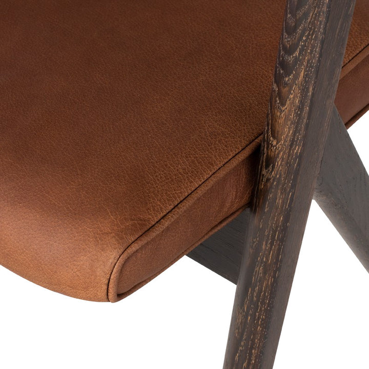 ANITA LEATHER DINING CHAIR