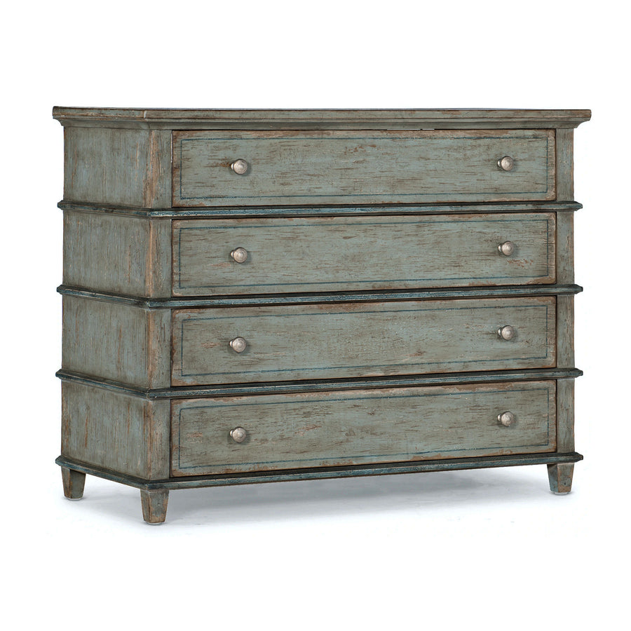 ANTIQUE BLUE COSTIERE CHEST