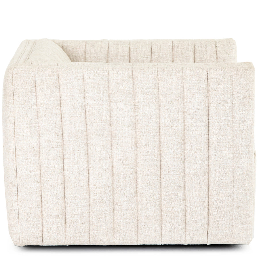 AUGUSTINE CHANNEL TUFTED SWIVEL CHAIR