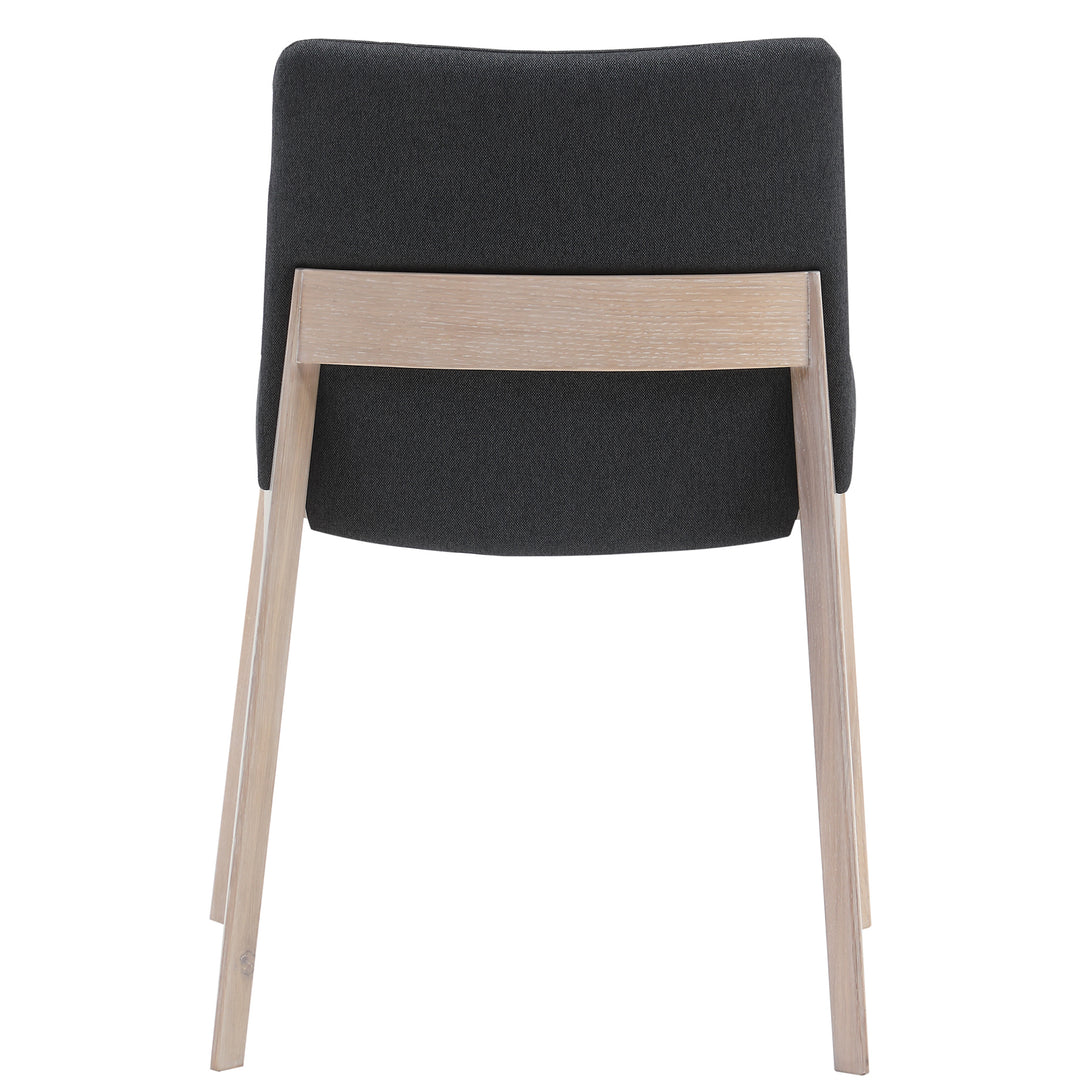 AUSTIN CHARCOAL + WHITE OAK DINING CHAIR | SET OF 2