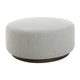 AVILA IVORY-GREY BOUCLE COCKTAIL OTTOMAN