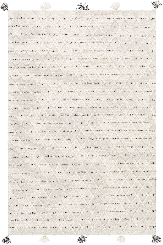AZA POM INDOOR - OUTDOOR RUG: IVORY
