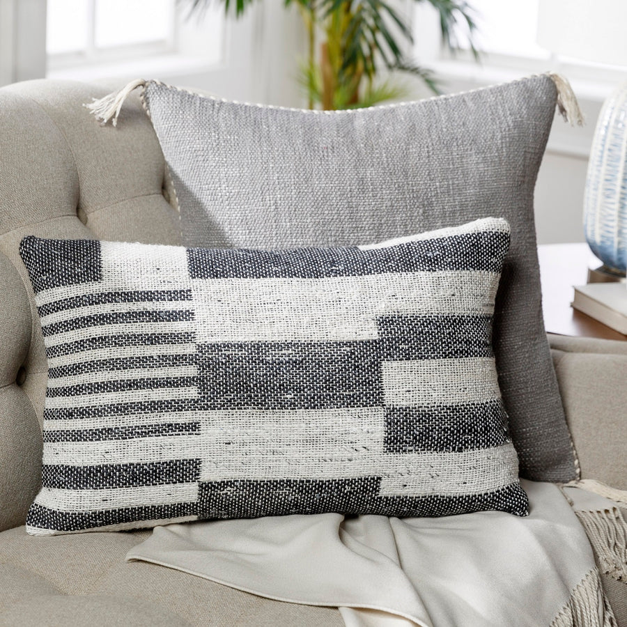 BANDED STRIPES ASHTON PILLOW