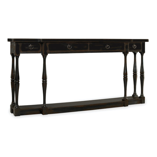 BARLOW CONSOLE: HAND - RUBBED BLACK