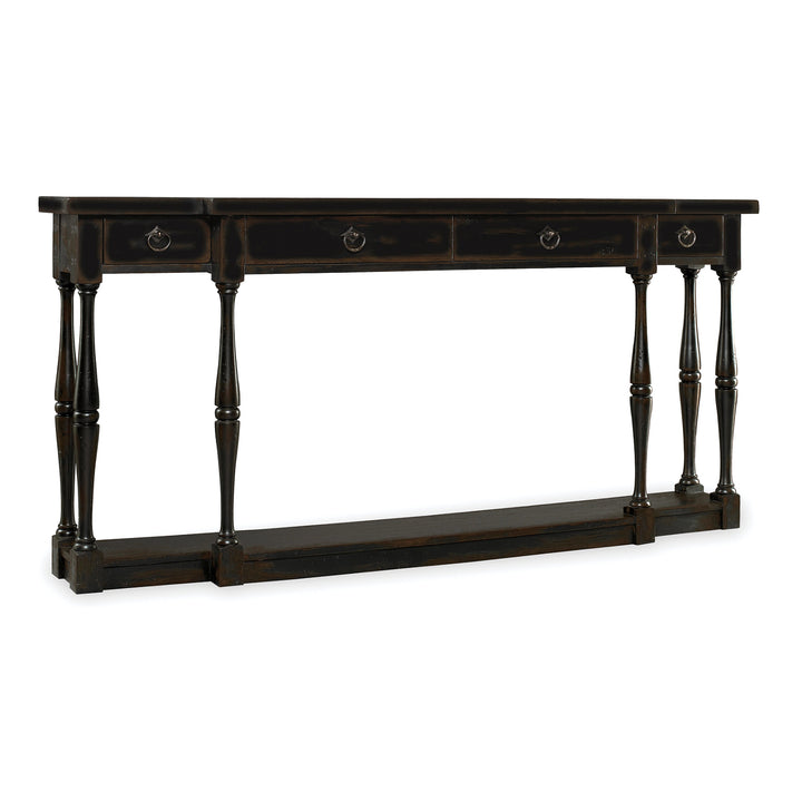 BARLOW CONSOLE: HAND-RUBBED BLACK