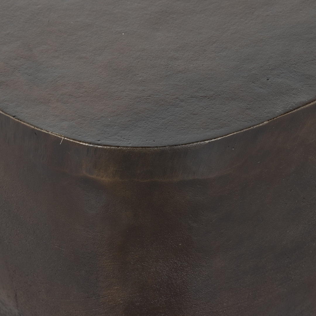 BASIL SQUARE COFFEE TABLE: ANTIQUE RUST