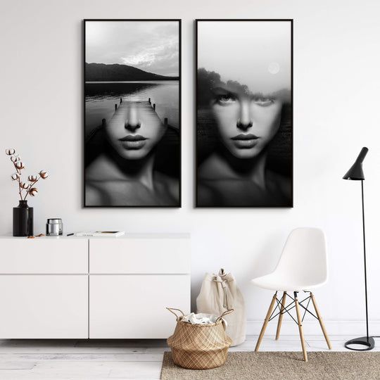 "BECOMES HER III" CANVAS ART