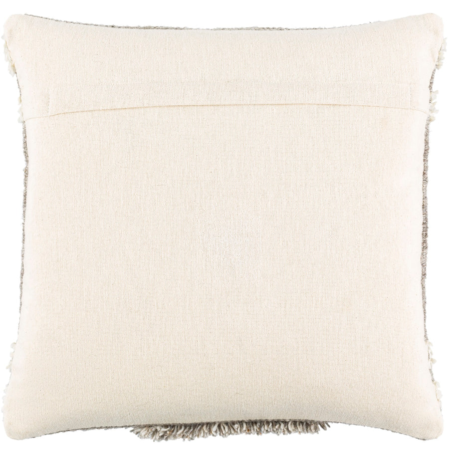 BELU FRINGE PILLOW: GREY